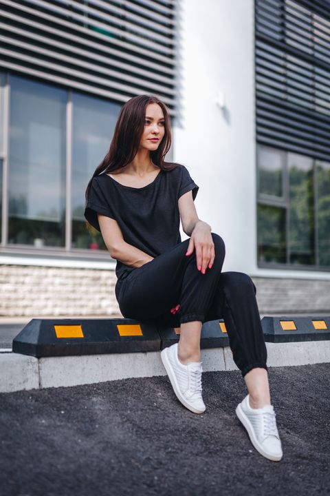 Летнее платье силуэт