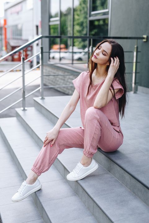 Летнее платье силуэт