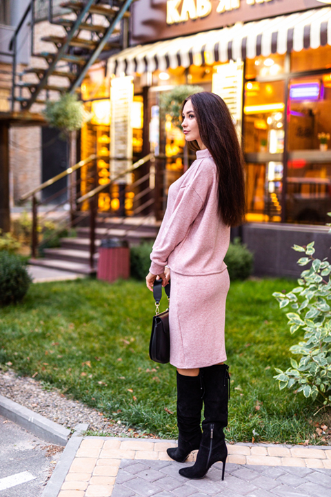 Летнее платье силуэт