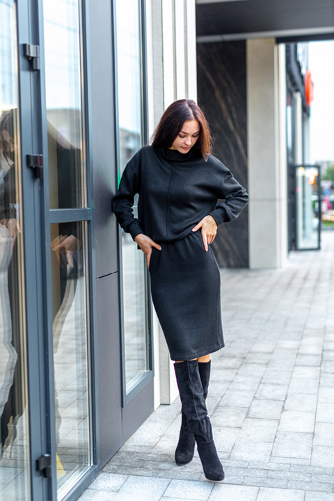 Летнее платье силуэт