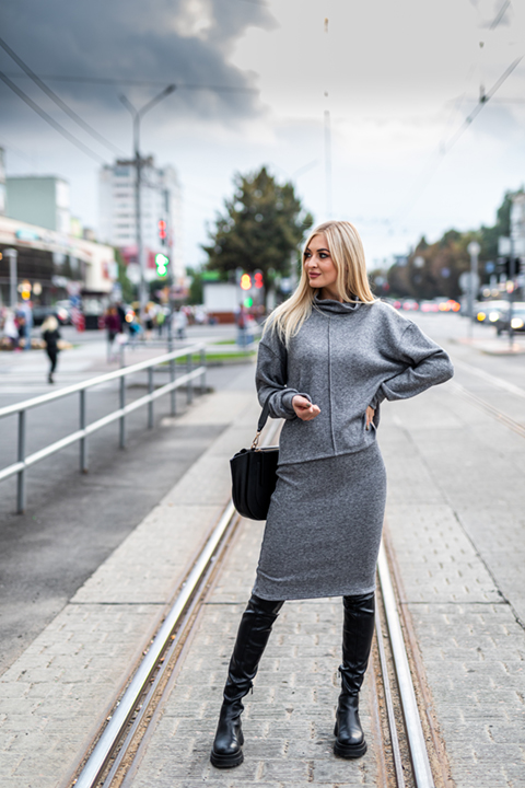 Летнее платье силуэт