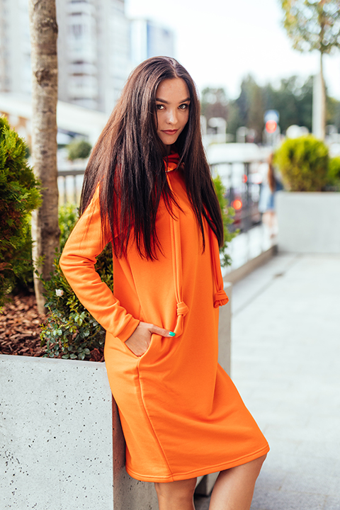 Летнее платье силуэт