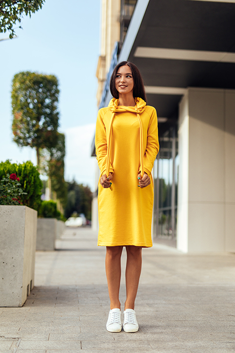 Летнее платье силуэт